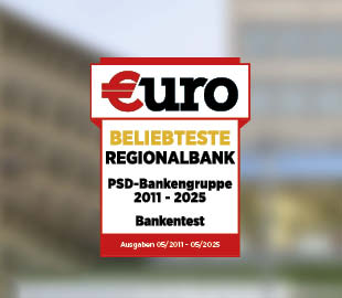 PSD Bank Nord: Beliebteste Regionalbank 2011-2024, €uro-Bankentest Siegel PSD Bank Nord: Beliebteste Regionalbank 2011-2024, €uro-Bankentest