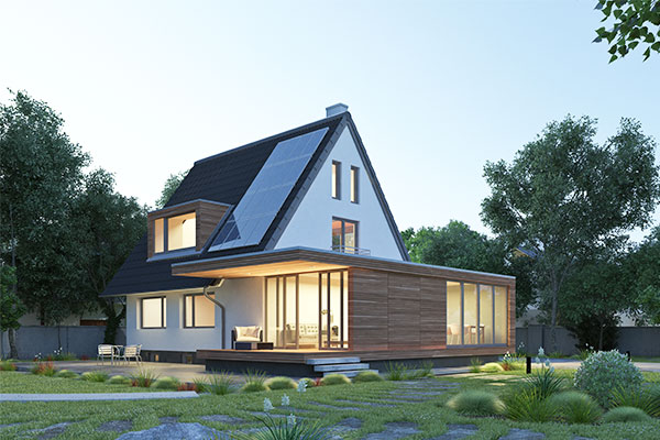 Kauf eines Einfamilienhauses Einfamilienhaus mit Solaranlage und großem Garten